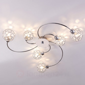 Lampenwelt Decoratieve LED-plafondlamp Tyron