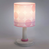 Dalber Colors - gestipte tafellamp in roze