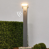 Lampenwelt Sokkellamp Marius bewegingsmelder, 80 cm