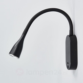 Lindby Verstellbare LED-Wandlampe Enna mit USB-Anschluss