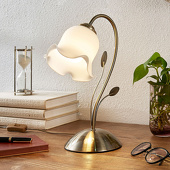 Lampenwelt Floraal ontworpen tafellamp Matea