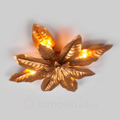 Kögl Weergaloos mooie plafondlamp FLEURIA - goudkleurig
