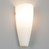 Lampenwelt Glazen wandlamp Hermine in wit