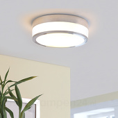 Lampenwelt Flavi - plafondlamp voor de badkamer, chroom
