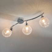 Lampenwelt Drielamps LED-plafondlamp Ticino