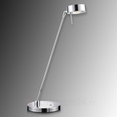GKS Knapstein LED-tafellamp Elegance met 2 scharnieren, chroom