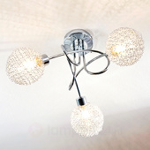 Lampenwelt Ticino - LED-plafondlamp, 3-lamps