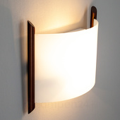 Lampenwelt Wandlamp Filippa, 31 cm, bruin
