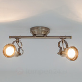 Lampenwelt 2-lamps LED-wandlamp Perseas
