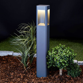 Lampenwelt LED tuinpad verlichting Annika aluminium, 80 cm