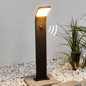 Lampenwelt Timm - LED wegenlamp met sensor, 60 cm