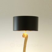 J. Holländer Elegante vloerlamp LORGOLIOSO in goud-zwart