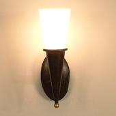 J. Holländer Eenvoudige wandlamp CARTOCCIO