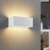 Lindby LED-Wandleuchte Lonisa, weiß, 20 cm