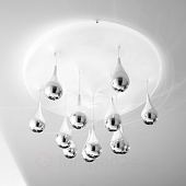 Sil-Lux Ongebruikelijke plafondlamp Pioggia Ø50 cm/H 33 cm