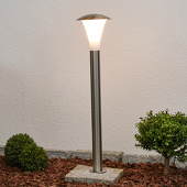 Lampenwelt Arda - Weglamp van roestvrij staal