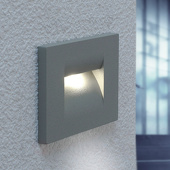 Lampenwelt Zilveren LED-inbouwstraler Nevin
