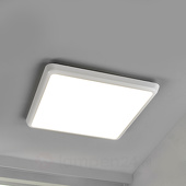 Arcchio Schlichte Deckenleuchte Augustin mit LED, IP54