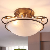 Lampenwelt Chique plafondlamp Rando in landelijke stijl