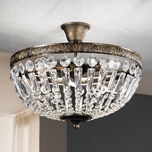 ORION Antiek uitziende plafondlamp ANDARA - 40 cm