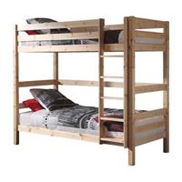 vipack stapelbed (182 cm) Pino met opberglades - grenenhout