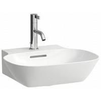 Ino Handwaschbecken, 1 Hahnloch, mit Überlauf, 450x410, H815301, Farbe: Weiß - H8153010001041 - Laufen