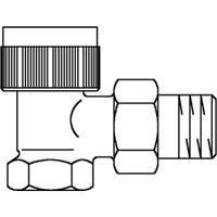 Oventrop thermostatische radiatorafsluiter AV9 3/8 haaks 1183703