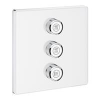 Grohtherm SmartControl 3- fach Unterputzventil, Wandrosette moon white - 29158LS0 - Grohe