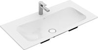 Villeroy & Boch Finion meubelwastafel 100x50 m/kraangat z/overl.plus wit