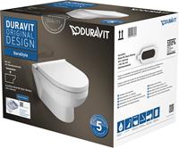 Duravit DuraStyle Pack rimless compact toilet met softclose toiletzitting 48 cm, wit