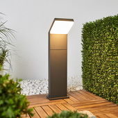 Arcchio Grafitgraue LED-Wegelampe Yolena, 60 cm