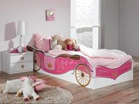 Mobistoxx Bed PIPA 90x200 cm wit/roze