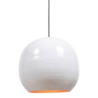 Urban Interiors Hanglamp Artisan XL Glossy white 40 cm