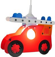 Kinderzimmer-Pendelleuchte Feuerwehrauto