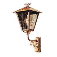 konstsmide Wandlamp Fenix met rookkleurig glas opwaarts