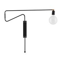 HouseDoctor HD, Wall lamp, Swing, Black, E27, Max 25 W, 2.