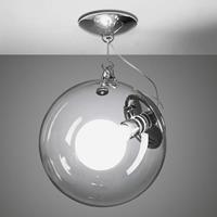 Artemide Miconos Glazen plafondlamp in chroom