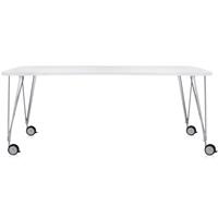 Kartell Max Eettafel met wiel 190 x 90 cm - Wit