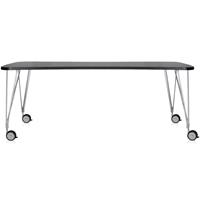 Kartell Max Eettafel met wiel 190 x 90 cm - Antraciet