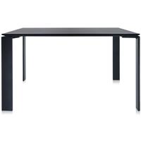 Kartell Four Eettafel 190 x 79 cm - Zwart / Zwart