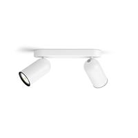 philips opbouwspot MyLiving Pongee LED Wit 2 x 5.5W