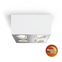 philips opbouwspot MyLiving Box LED Wit 4 x 4.5W