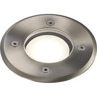 Inbouw grondspot zilver 'Pato Round' Nordlux GU10 metaal glas stainless staal IP65