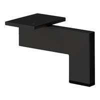 Meubelpootjes Zwarte design hoek meubelpoot 10 cm