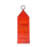 Kartell Lantern LED-Tischleuchte, rot IP54