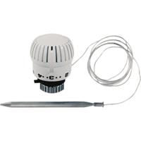 Honeywell Professional radiatorthermostaatknop recht wit aansluiting op radiatorafsluiter M30x1.5 lengte capillair bedieningselement 2m