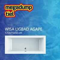 WISA Agape ligbad kunststof wit (lxbxh) 1700x750x500mm