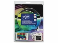 vellight KIT MET FLEXIBELE LED-STRIP, CONTROLLER EN VOEDING - RGB - 150 LEDs - 5 m - 12 Vdc - ZONDER COATING