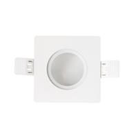 Interlight frame vierkant IP65 tbv LED module MR16 90mm wit IL F90SIPW IL-F90SIPW