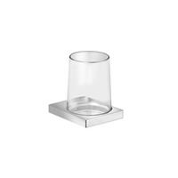 Keuco Edition 11 glashouder wandmodel verchroomd met kristallen glas 11150019000